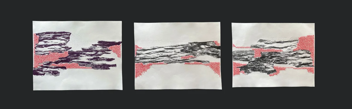 Obra de la serie Deriva Tectónica, Marcela Carvajal